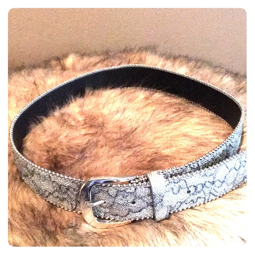 Sam Moon Silver decorated belt